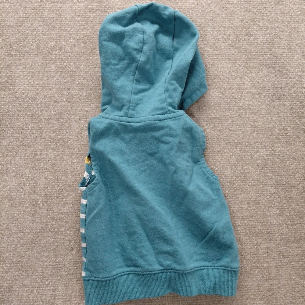 Carters Hooded‎ Lightweight Cotton Sleeveless Vest Boys Size 9 Months Baby